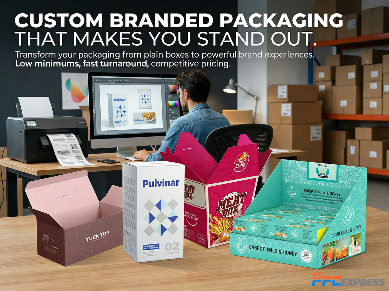Custom Branded Packaging Examples - Stand out with professional packaging design
